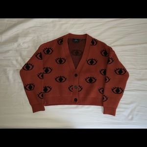 lazy oaf evil eye cardigan